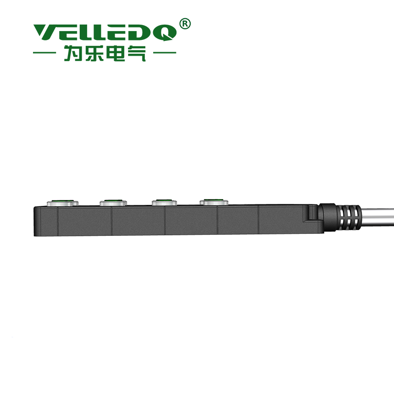 M12 8-Port Sensor Distributor IO sensor distributor junction box PNP NPN direct output - Image 2