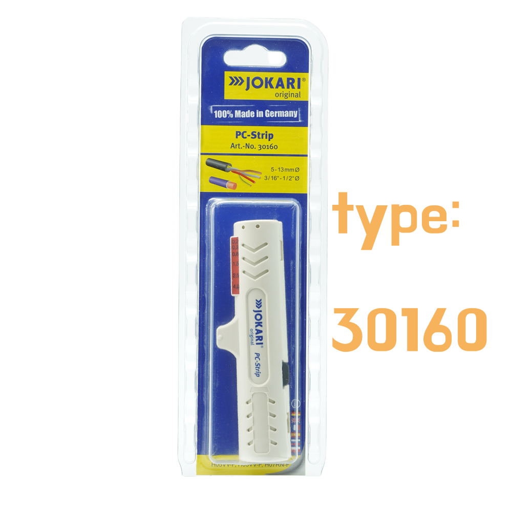 German original imported JOKARI quick and easy-to-use wire stripping pliers cable cutting knife cable stripping knife 30160,Tools