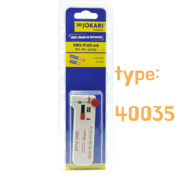 Original German imported JOKARI 0.16mm precision wire stripper SWS-PLUS series 40035,tools