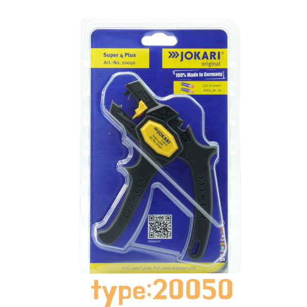 Germany imported JOKARI electrical special fast semi-automatic wire stripping pliers 20050 SUPER4 PLUS,tools